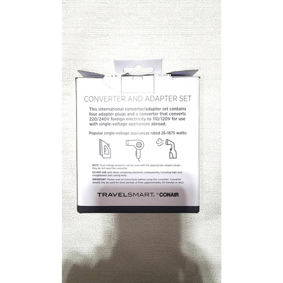 travel smart Conair 5 piece - Picture 3 of 6